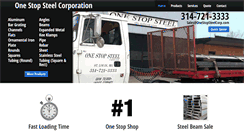 Desktop Screenshot of onestopsteelcorp.com